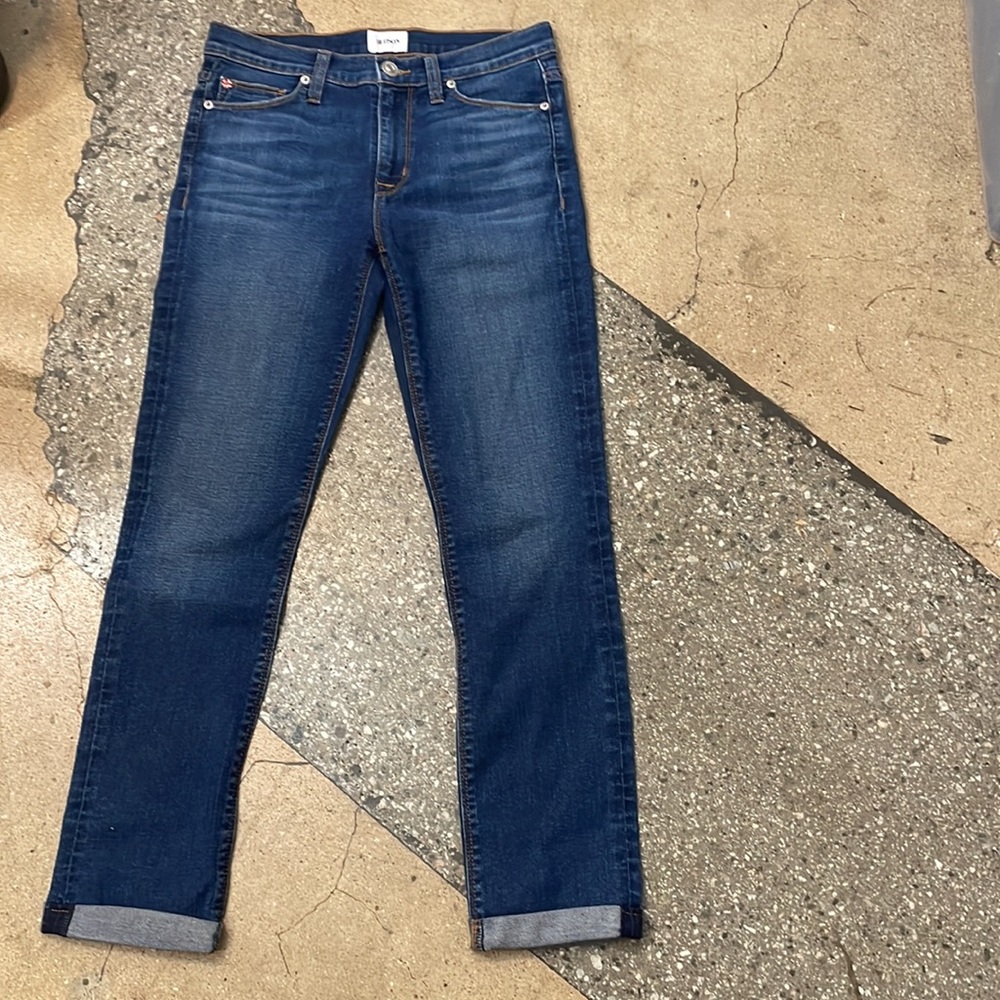 Joes jeans Natalie midrise straight ankle w roll cuff